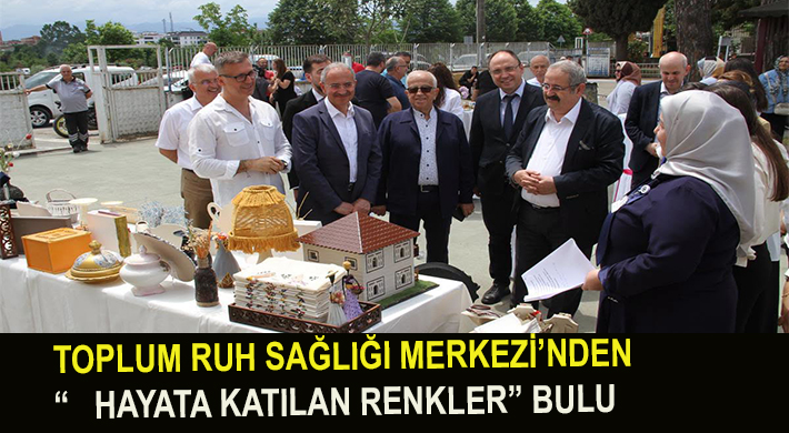 TOPLUM RUH SAĞLIĞI MERKEZİ’NDEN “HAYATA KATILAN RENKLER” BULUŞMASI