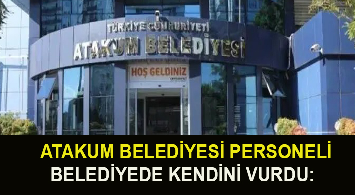 BELEDİYE PERSONELİ BELEDİYEDE KENDİNİ VURDU: