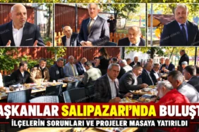 Başkanlar Salıpazarı’nda Kahvaltıda Buluştu