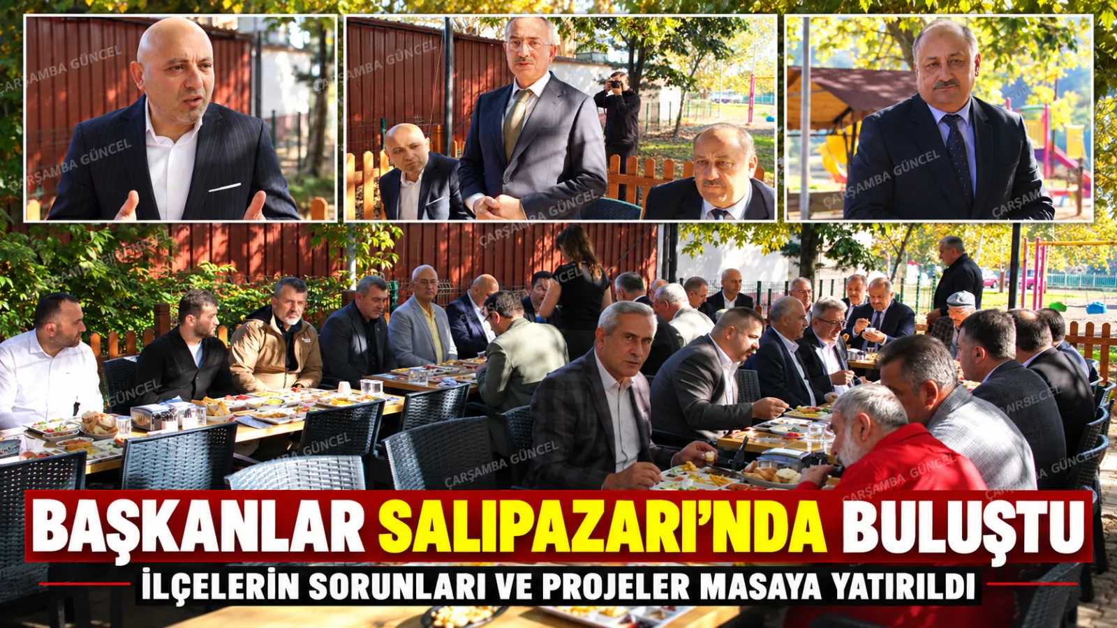 Başkanlar Salıpazarı’nda Kahvaltıda Buluştu