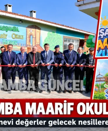 Çarşamba Maarif Okulu Açıldı