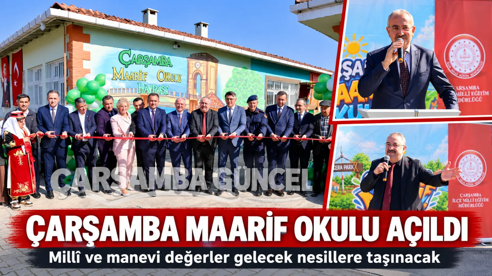 Çarşamba Maarif Okulu Açıldı