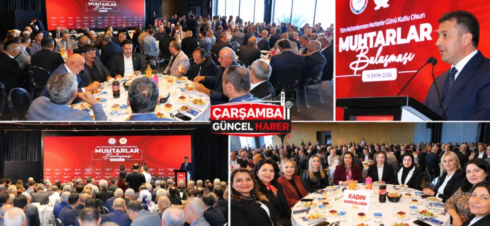 Çarşamba Muhtarlar Buluşması Kolajı