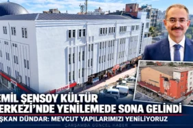 Cemil Şensoy Kültür Merkezi Yenileniyor