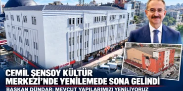 Cemil Şensoy Kültür Merkezi Yenileniyor