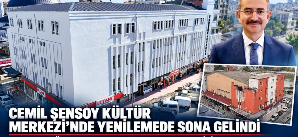 Cemil Şensoy Kültür Merkezi Yenileniyor