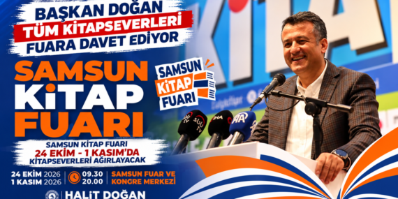 BAŞKAN DOĞAN TÜM KİTAPSEVERLERİ FUARA DAVET EDİYOR