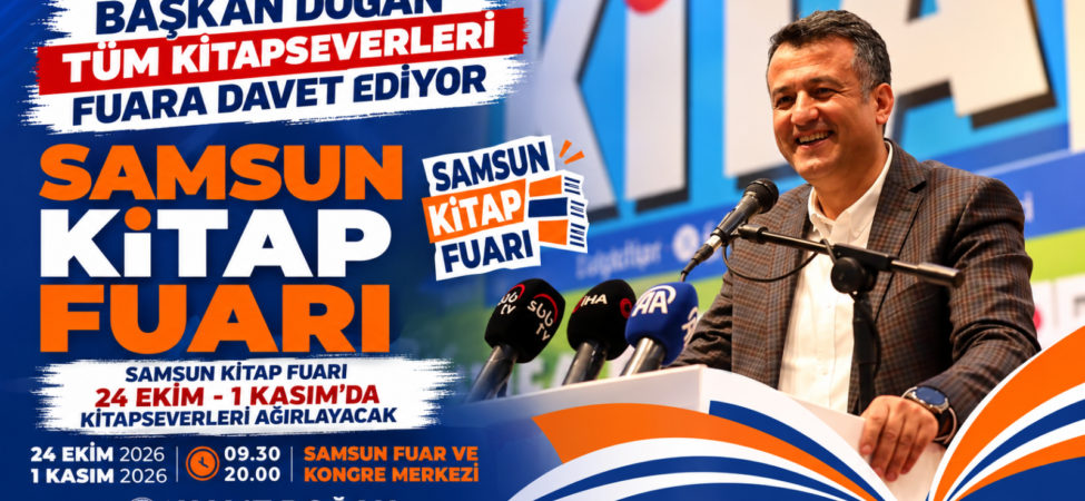 Samsun Kitap Fuarı Davetiyesi