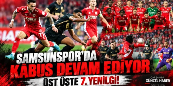 SAMSUNSPOR’DA MORALLER BOZUK: 7. KEZ ÜST ÜSTE KAYBETTİ