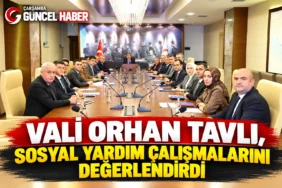 Vali Tavlı Sosyal Yardımları Değerlendirdi