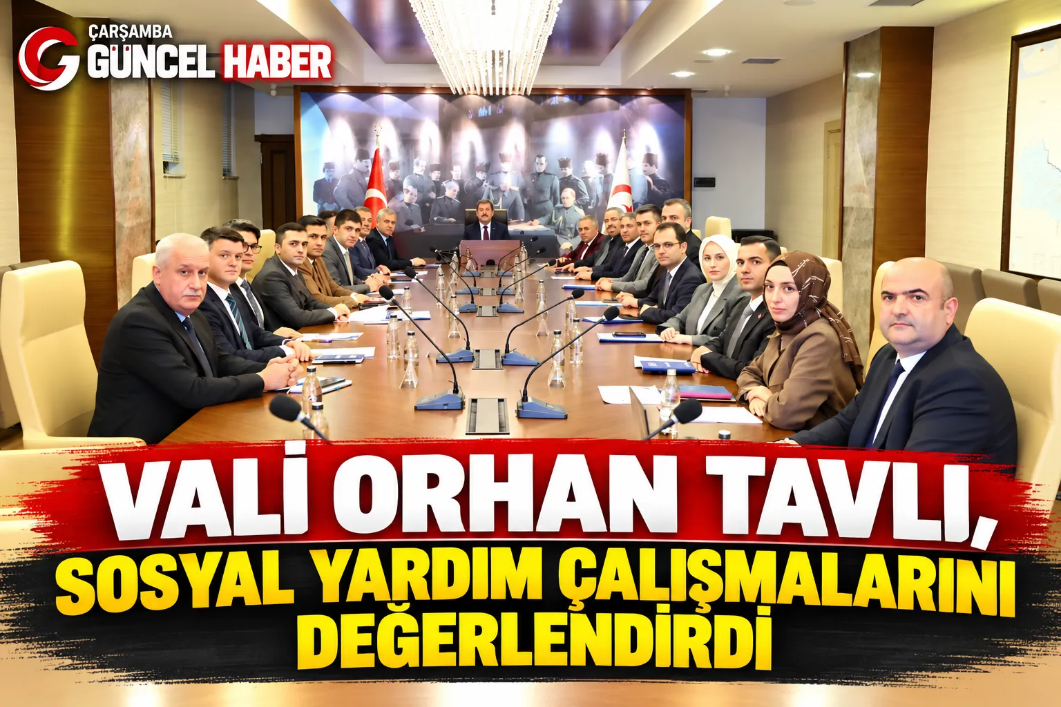 Vali Tavlı Sosyal Yardımları Değerlendirdi